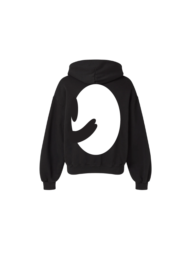 WARIAT Black Hoodie Back